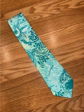 Vintage Lilly Pulitzer Zebra Print Tie